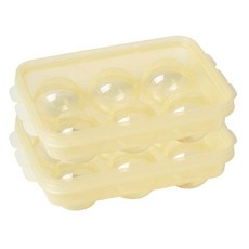 Nanu Dam Highball冰球製冰盒 6公分大冰塊模具 6格, 06淺黃色