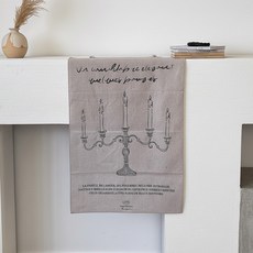 Earth B 蠟燭遮光窗簾組, 深米色