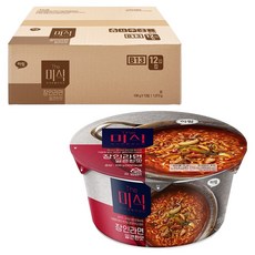 더미식 장인라면 얼큰한맛 컵 106g, 12개