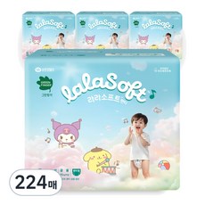 그린핑거 라라소프트 팬티형 기저귀 남여공용, 6단계, 224매