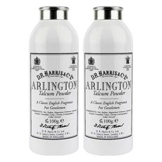D.R. Harris 雅靈頓 爽身粉 佛手柑麝香, 100g, 2瓶