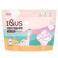 I&US 3效合一洗衣膠囊, 30顆, 1包