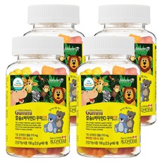 네추럴라이즈 칼슘 앤 비타민D 꾸미 60p, 150g, 4개