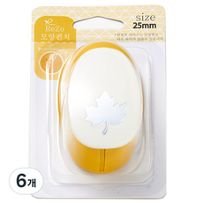 Pocos形狀打洞器 R-25, 楓葉, 6個