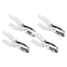 DIY 이지퀵 펀칭기 8mm, 화이트, 4개