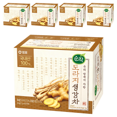 순작 도라지 생강차 티백, 700mg, 40개입, 5개
