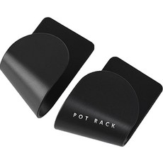 黏貼式鍋蓋支架, 黑色, 1個