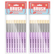 Awesome Painting模板刷子工藝用工藝刷 STC S 10入, 3號, 32個