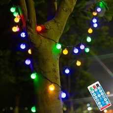 21C Trend 太陽能露營櫻桃燈串 100燈 12m, 彩色, 1個