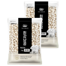 더담은 흰강낭콩, 1kg, 2개