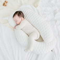 jellymom 孩童獨角獸側睡枕 附Duraron涼感套, 白色