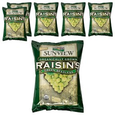 썬뷰 유기농 건청포도 스낵팩, 6개, 198g