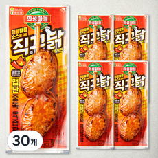 롯데햄 의성마늘 직꾸닭 매콤레드, 100g, 30개
