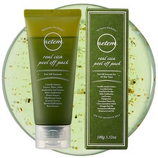 aetem Real Cica剝離式面膜 100g, 1組, 1組