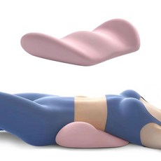 사비나 조약돌 허리베개, 핑크, 1개