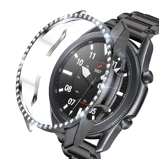 LuA lovel Galaxy Watch水鑽防摔保護殼, 灰色