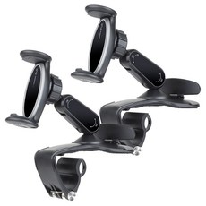 Secret 車用前方視野儀表板夾式手機支架, 2個, 混合顏色