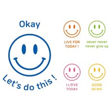 해피베어스 아이론 스티커, 럭키 스마일, 1개