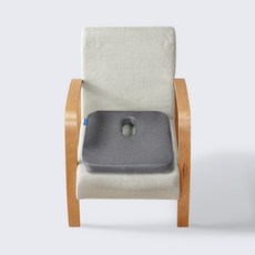 Bodyq 正確姿勢 4D網眼甜甜圈坐墊, 灰色, 1個