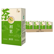 波蜜 靠茶 初茗綠茶 茶韻豐富 清新回甘, 250ml, 24瓶