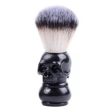 Loft Market 男士用刮鬍泡沫骷髏刷具 黑色, 1個, 1入