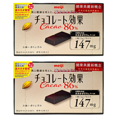 明治 CACAO86% 黑巧克力 方便攜帶 每盒含有12片獨立包裝, 60g, 2盒