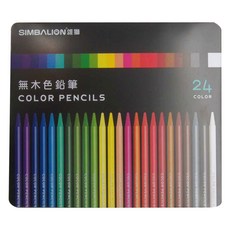 SIMBALION 雄獅 CP 雄獅無木色鉛筆, 24色, 1盒