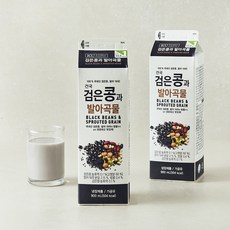 건국유업 검은콩과 발아곡물 우유, 900ml, 2개