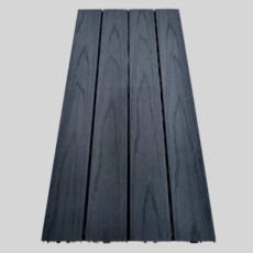 二代塑木地板, 立體木紋-3D 青灰, 30*60, Set 11片, 1組