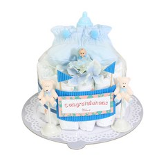 Baby Bakery 尿布蛋糕 藍色鞋子, 周歲