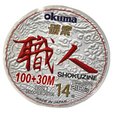 okuma 寶熊釣具 SHOKUZINE 原絲碳纖線, transparent, 1個