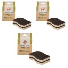 3M Scotch-Brite 百利 Greener Cean菜瓜布, 3個, 2入