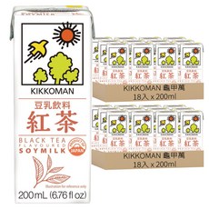KIKKOMAN 龜甲萬 豆乳紅茶風味, 200ml, 36入