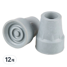 Dr.Pellis J 拐杖/手杖 替換橡膠腳套 22mm, D灰色, 12個