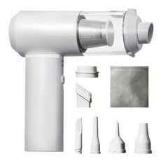 로티홈시스 에이브리즈 접이식 미니 휴대용 BLDC 무선 차량용 청소기, ABR-v1, 화이트