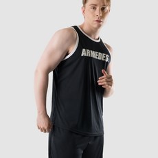 ARMEDES 男款肌肉版型拼色健身背心 AR-114