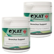 O'KAT 美喵人生 紫錐菊+百里香+初乳免疫球蛋白, 2盒, 110顆