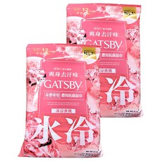 GATSBY 體用濕巾 冰涼蜜桃, 1入, 2包