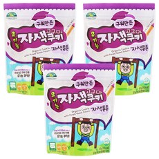 Organic Story 烘烤脆餅乾, 紫薯口味, 60g, 3包