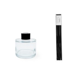 아제르퍼시픽 레스쁘리 투명 라운드 병 100ml + 디퓨저 블랙스틱 10p, 혼합 색상