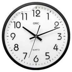 韓國 OWC 簡約靜音辦公室掛鐘 260 OT632PB
