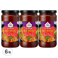 티아시아키친 태국 팟타이 소스, 350g, 6개