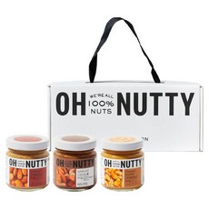 오넛티 땅콩버터 80g 3종 미니 기프트 세트, 1세트