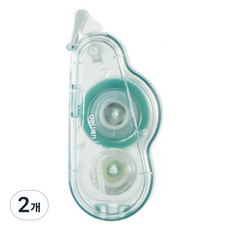 델리 구름 양면테이프 대용량 6mm x 12m, 그린, 2개