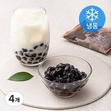 스노윗 타피오카펄 리얼흑당 (냉동), 120g, 4개