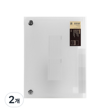 HICKIES 辦公室大學學院A4手風琴型13塑膠袋報告, 白色透明, 2個