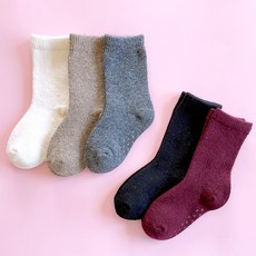 cocoB Dorothy 孩童防滑速色中筒襪 5雙