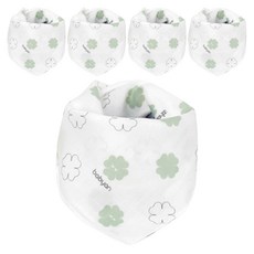 babyan 竹節棉印花手帕 5入