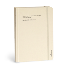 ICONIC Souvenir B6 綁帶精裝橫線筆記本, 1個, 01 象牙白