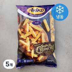 아비코 슈퍼크런치 씽크 컷 감자튀김 (냉동), 2.5kg, 5개